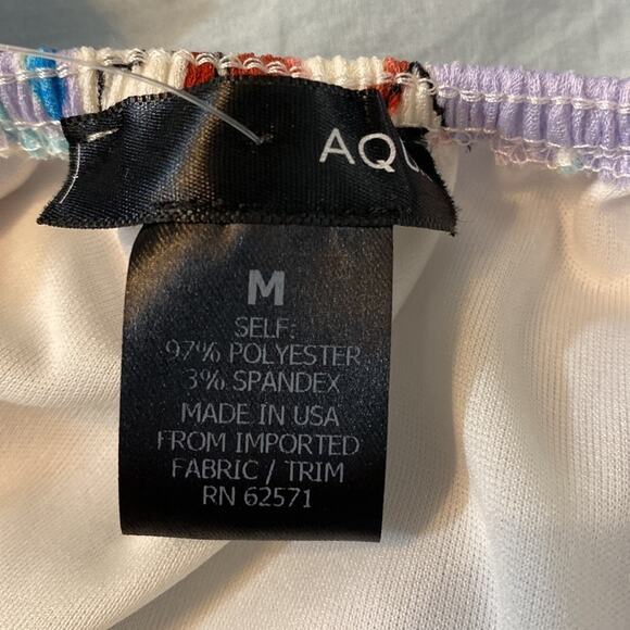 Aqua Maxi Halter Dress Size Medium - Picture 6 of 7